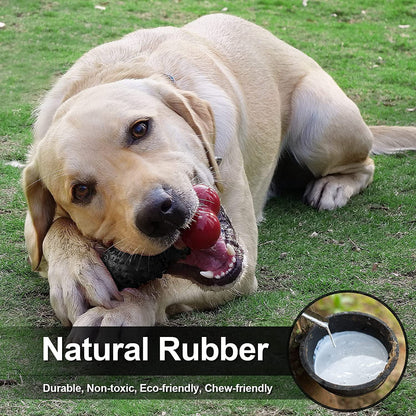 Durable Interactive Dog Toy for Aggressive Chewers - Indestructible Bone Design for Medium to Large Dogs by Dinosam
