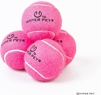 Mini Extra Small Tennis Balls for Dogs - 1.75 Inch, 4 Pack, Pink | Safe Interactive Play Toys for Exercise and Training, Compatible with K9 Kannon Launcher, Promotes Daily Activity for Small Breeds